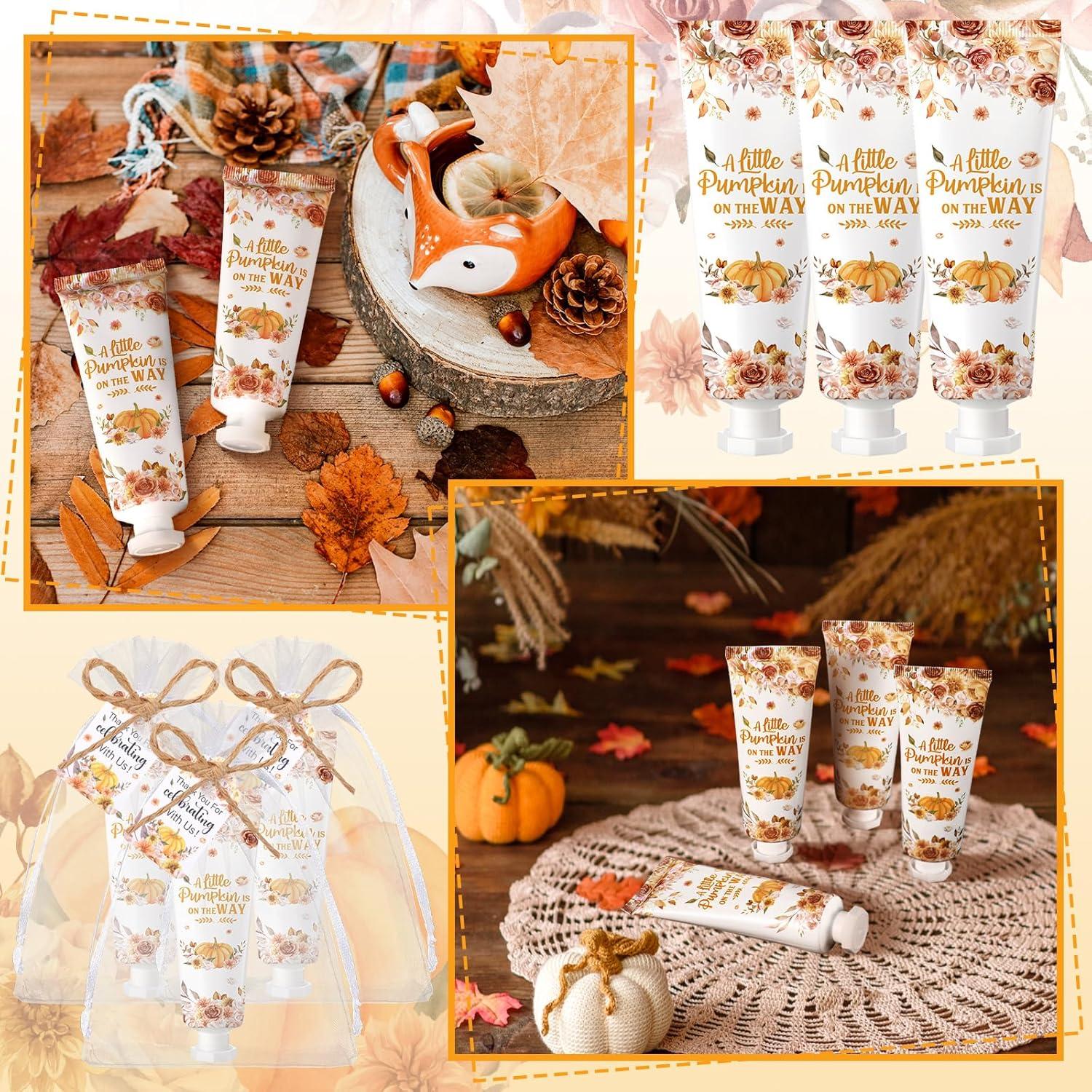 48 Sets de Crema de Manos Otoñal Dansib - Calabaza Floral