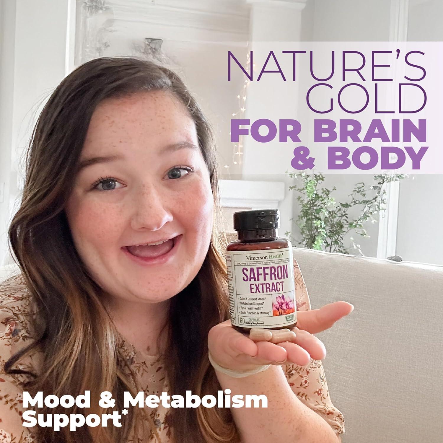 Suplemento de Azafrán Vimerson Health 60 Cápsulas Veganas