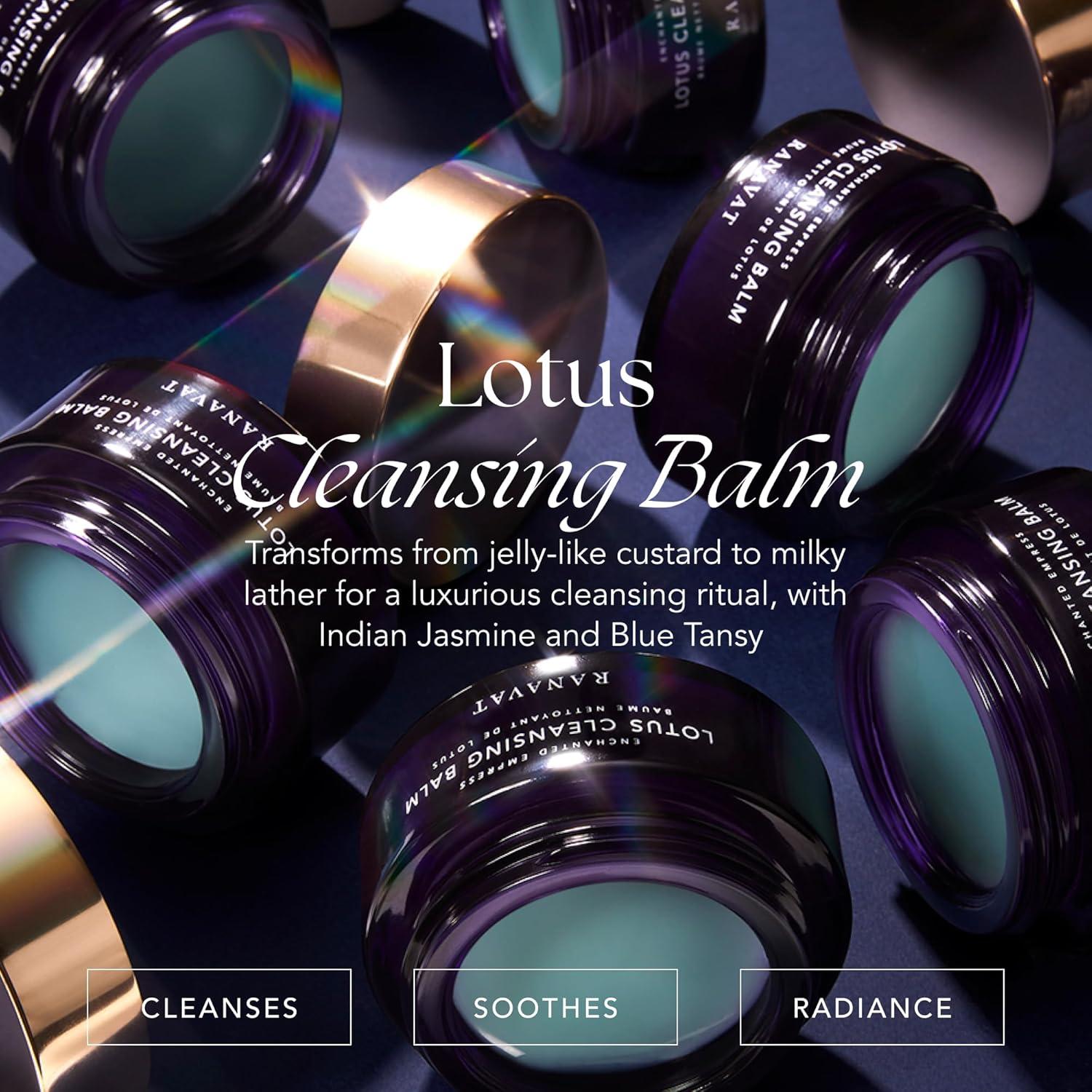 Bálsamo Limpiador Facial RANAVAT de Loto 96.39 g - Gel a Leche