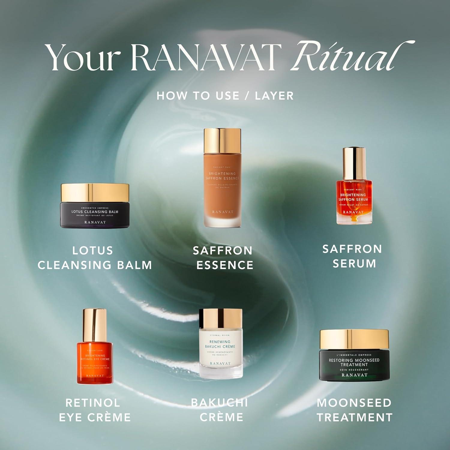 Bálsamo Limpiador Facial RANAVAT de Loto 96.39 g - Gel a Leche