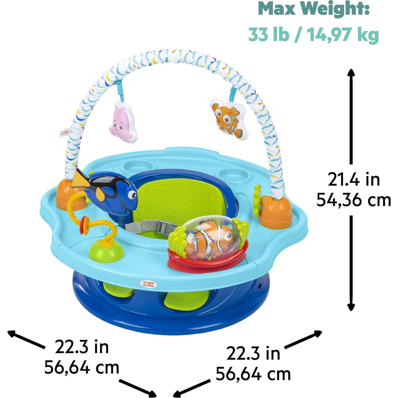 Asiento para Bebé Bright Starts Buscando a Nemo 3 en 1