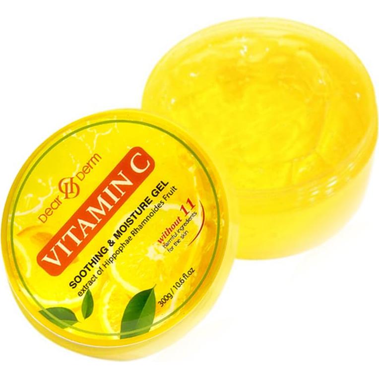Gel Hidratante Calmante Vitamina C Dearderm 300g