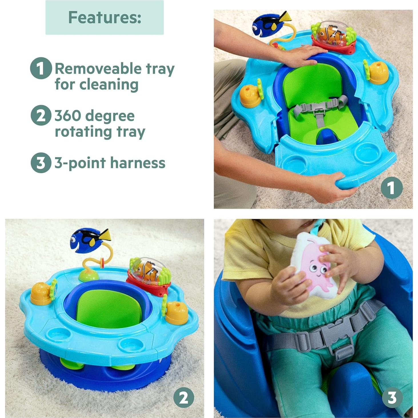 Asiento para Bebés Bright Starts Buscando a Nemo 3 en 1