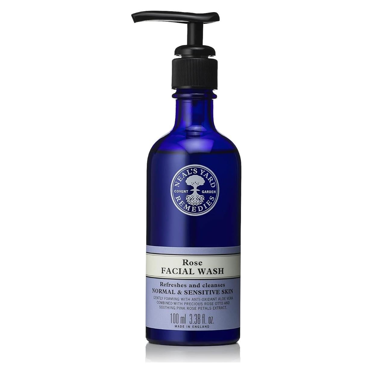 Limpiador Facial Rehidratante Neal's Yard 100ml Aloe Vera Rosa