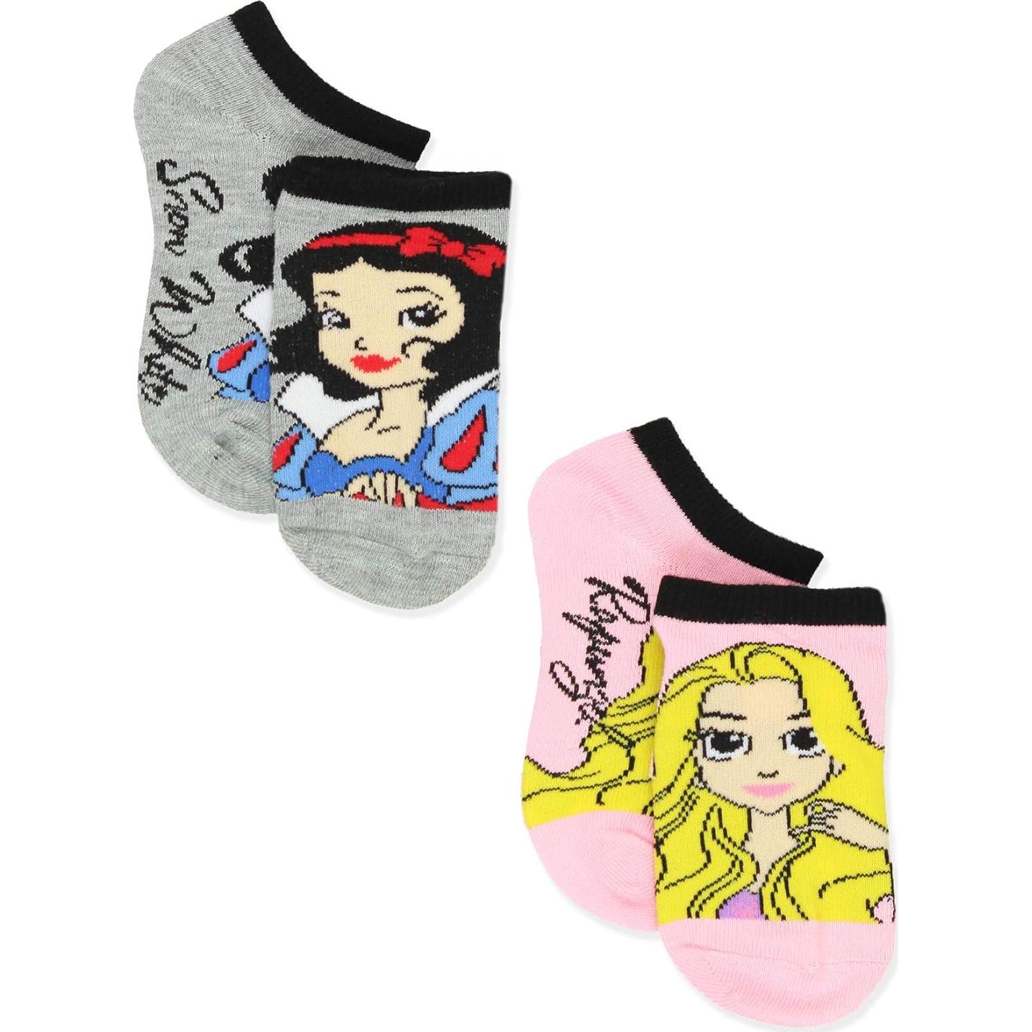 Conjunto 6 pares calcetines Princesa Disney para niñas