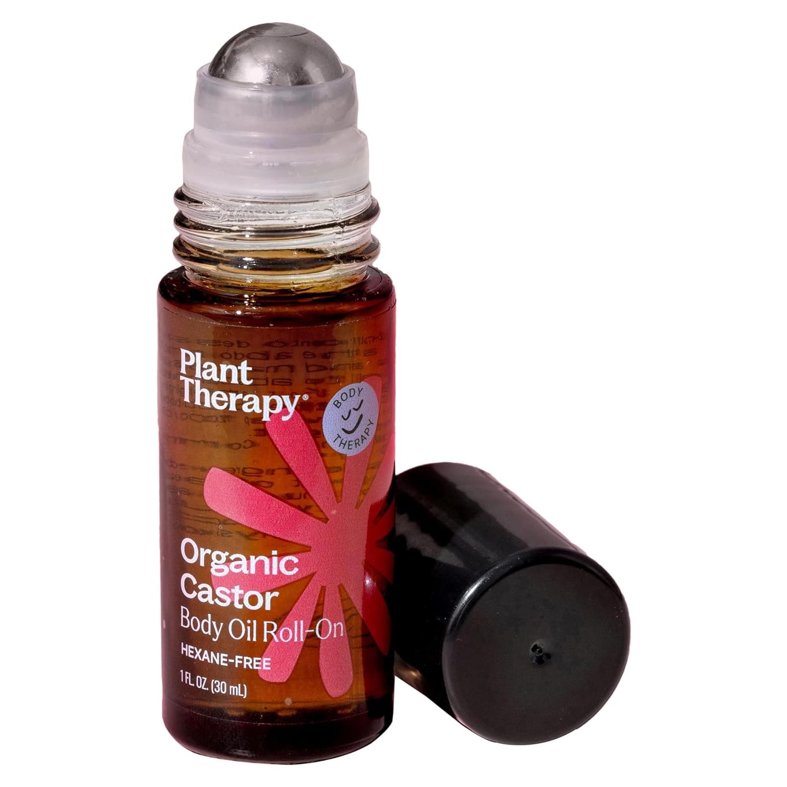 Aceite de Ricino Orgánico Plant Therapy Roll On 30 mL - Sin Desorden