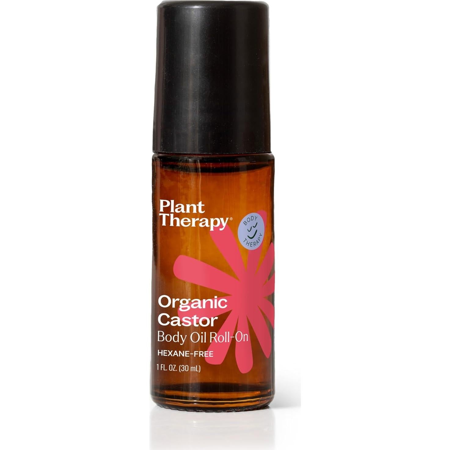 Aceite de Ricino Orgánico Plant Therapy Roll On 30 mL - Sin Desorden