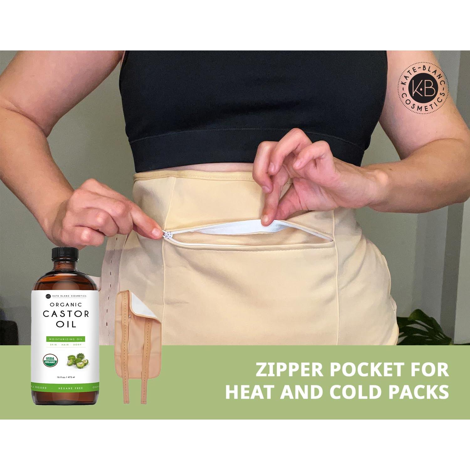 Aceite de Ricino Orgánico Kate Blanc 480ml + Paquete Ajustable