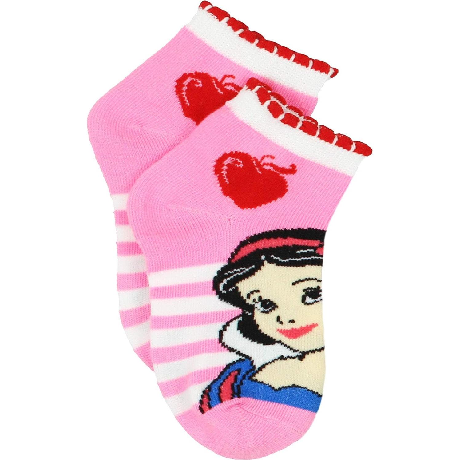 Juego de 6 calcetines Disney para niñas - Princesas