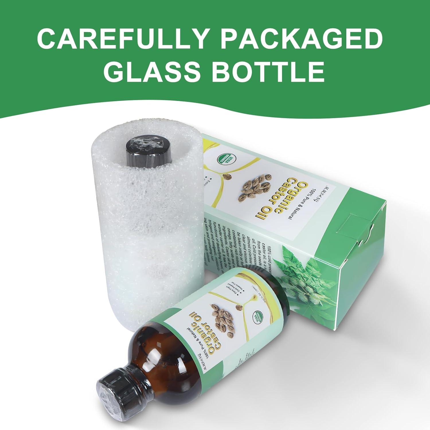 Aceite de Ricino Orgánico 100% Puro MMPANG 120ml Prensado en Frío