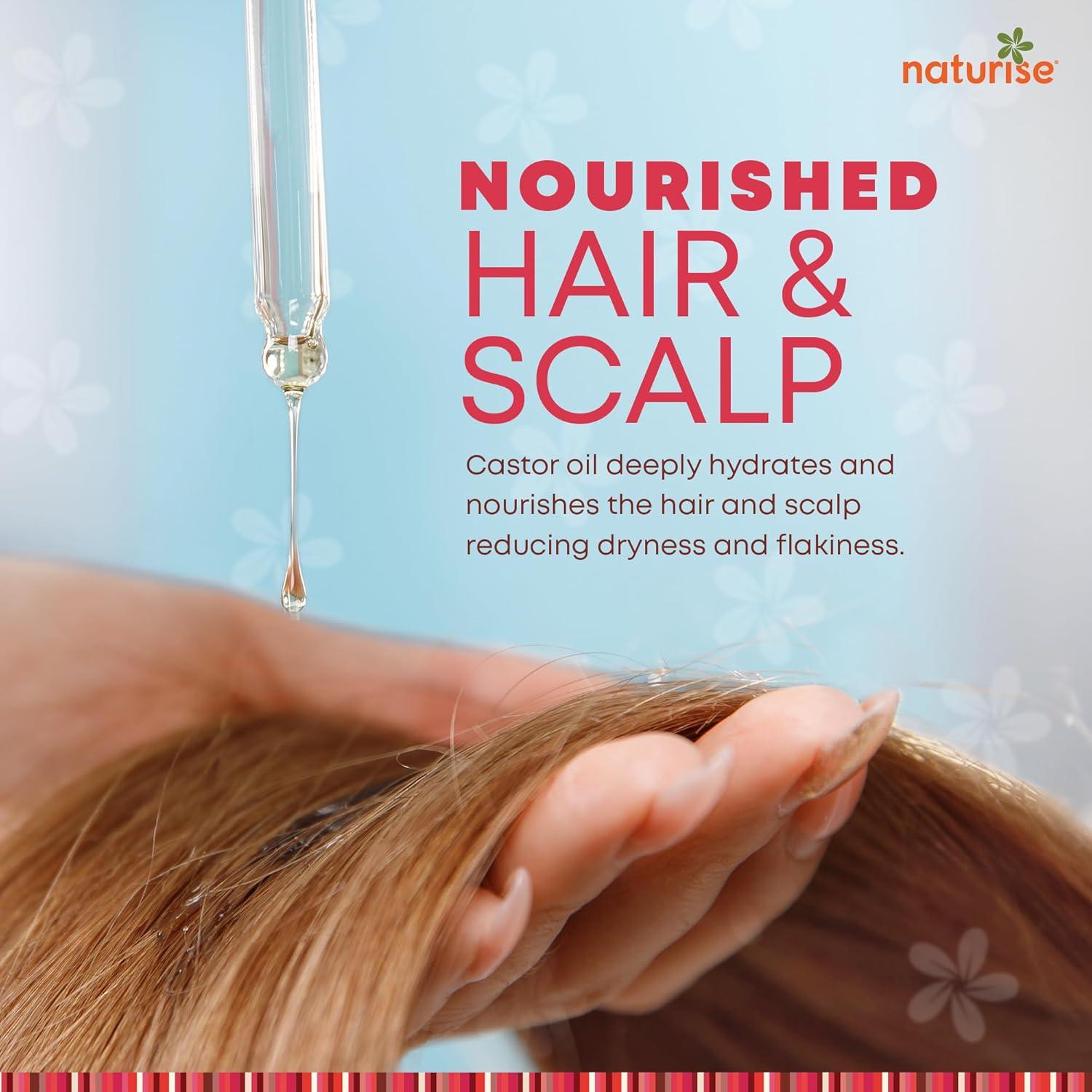 Aceite de Ricino Orgánico Naturise 118 ml - Puro y Sin Refinar