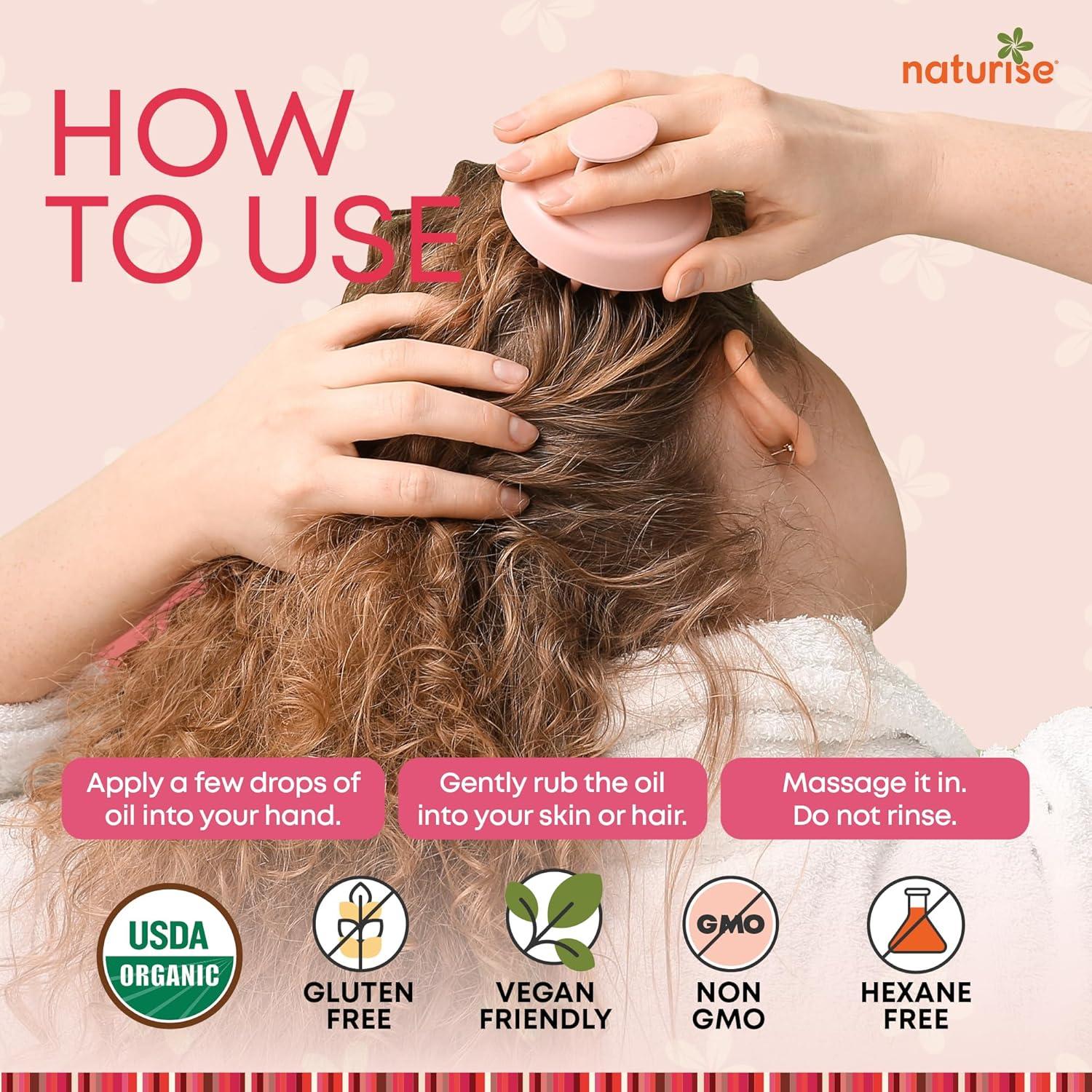 Aceite de Ricino Orgánico Naturise 118 ml - Puro y Sin Refinar