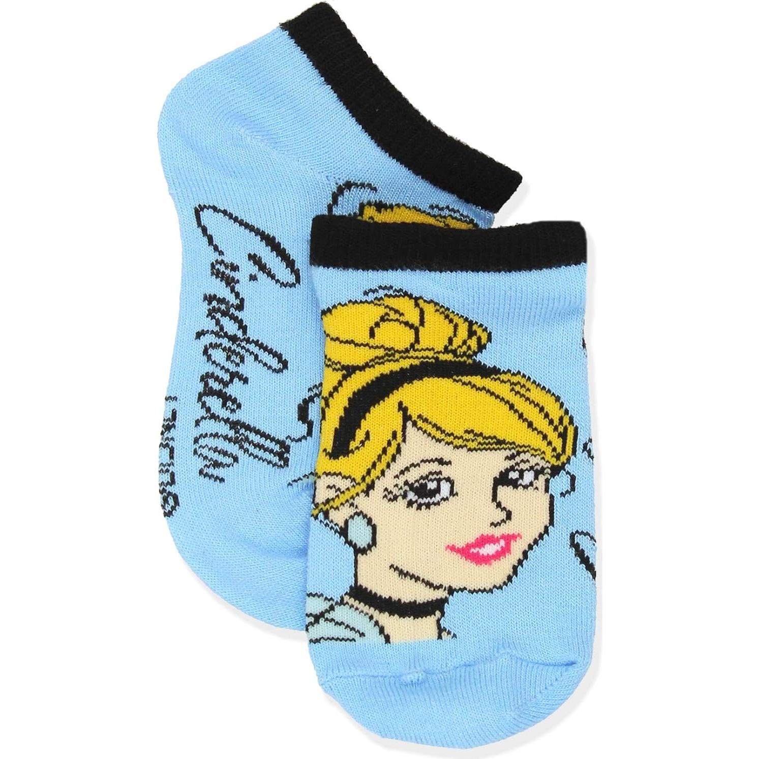 Juego de 6 calcetines Disney Princess para niñas - Estilo no mostrar