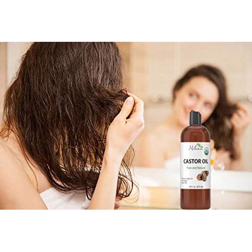 Aceite de Ricino Orgánico Milania 473ml - Serum Hidratante Piel y Cabello