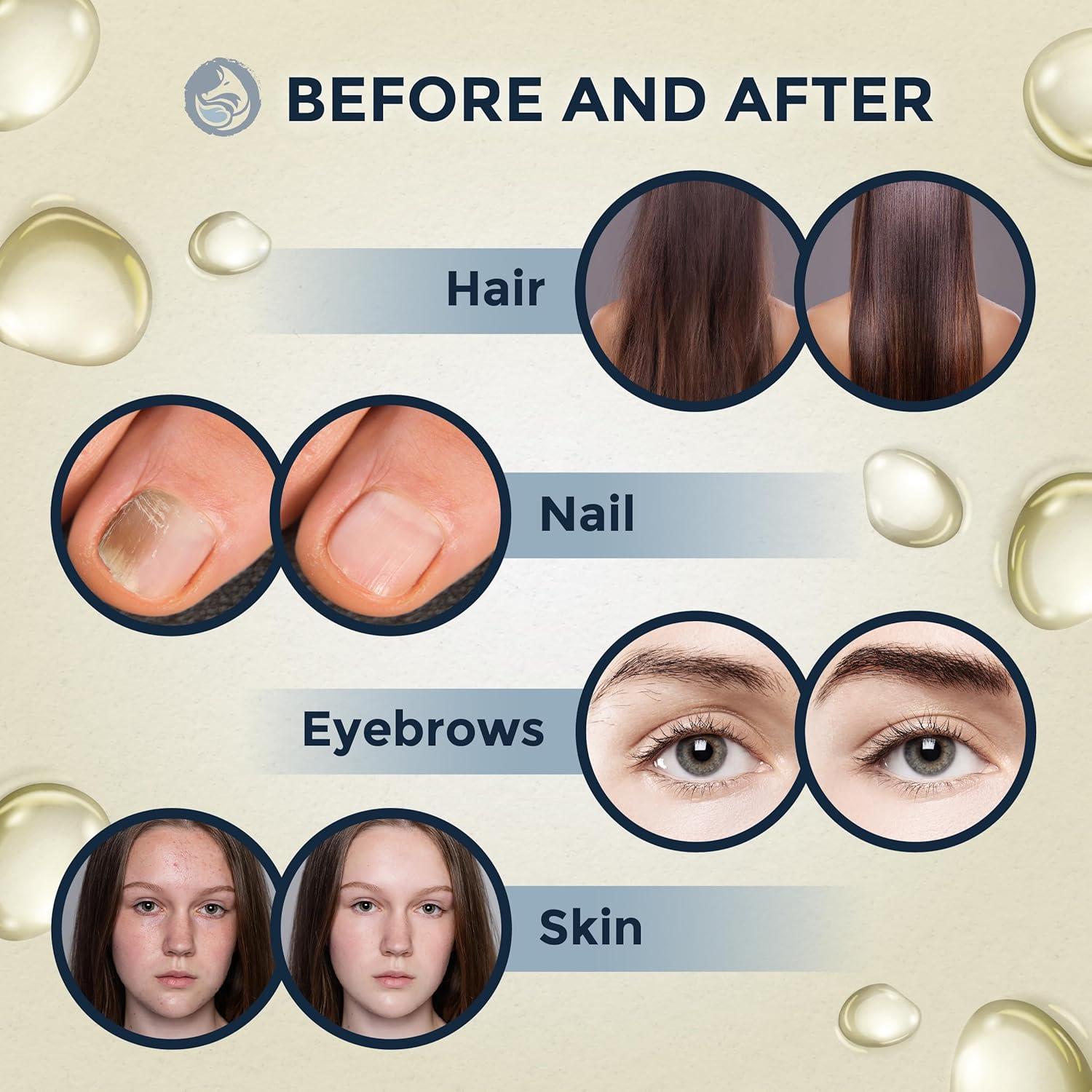 Aceite de Ricino Orgánico Puro Foxbrim 60 ml - Crecimiento Pestañas y Cabello