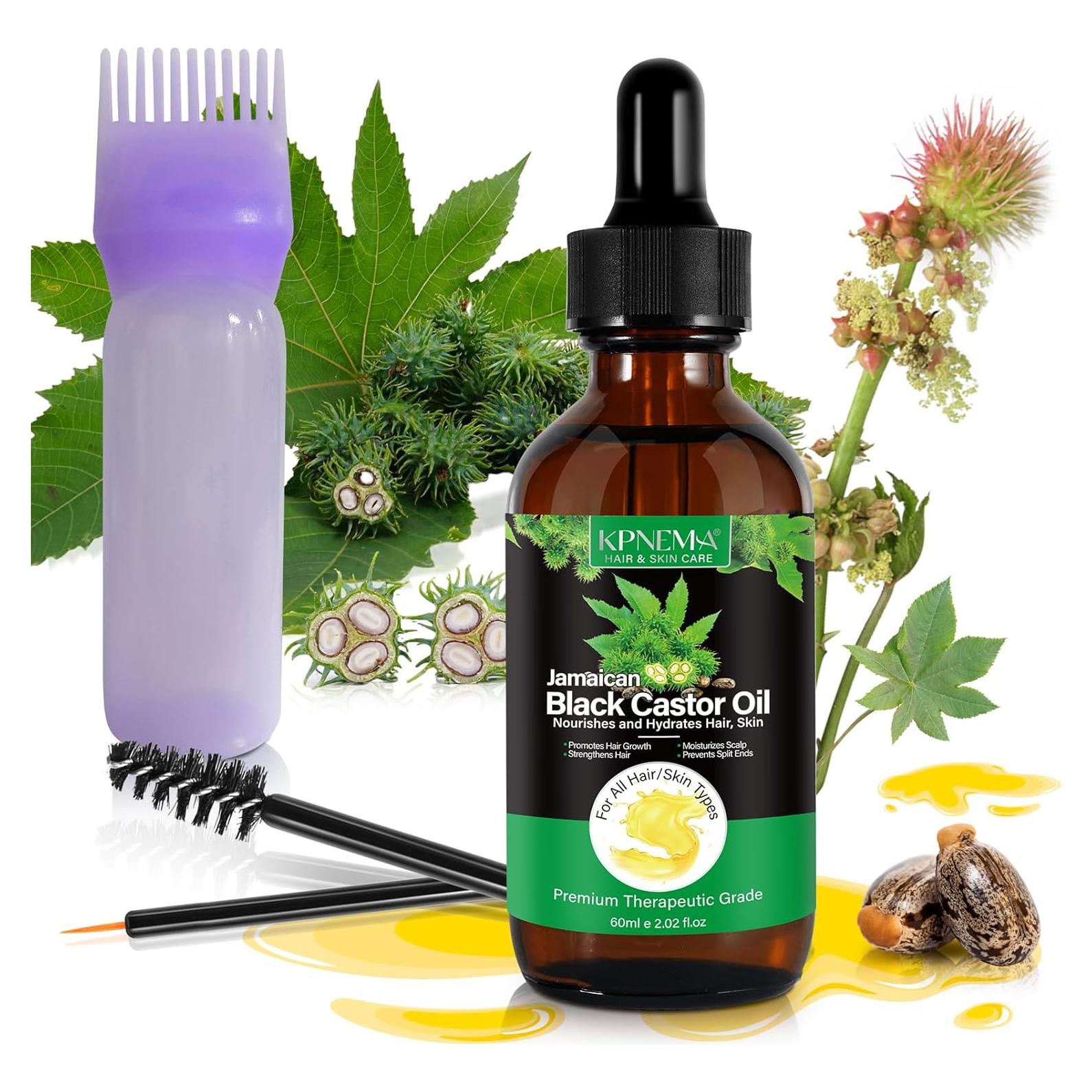 Aceite de Ricino Negro Jamaicano KPNEMA 59.5 ml Hidratante