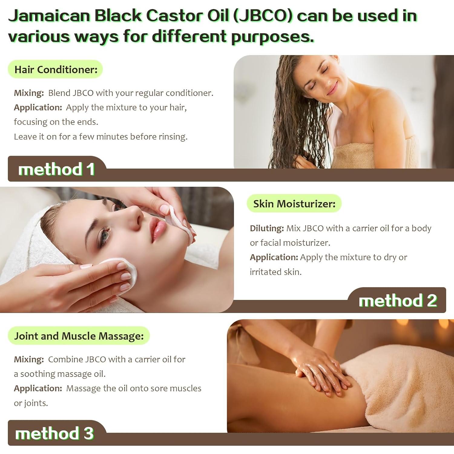 Aceite de Ricino Negro Jamaicano KPNEMA 59.5 ml Hidratante