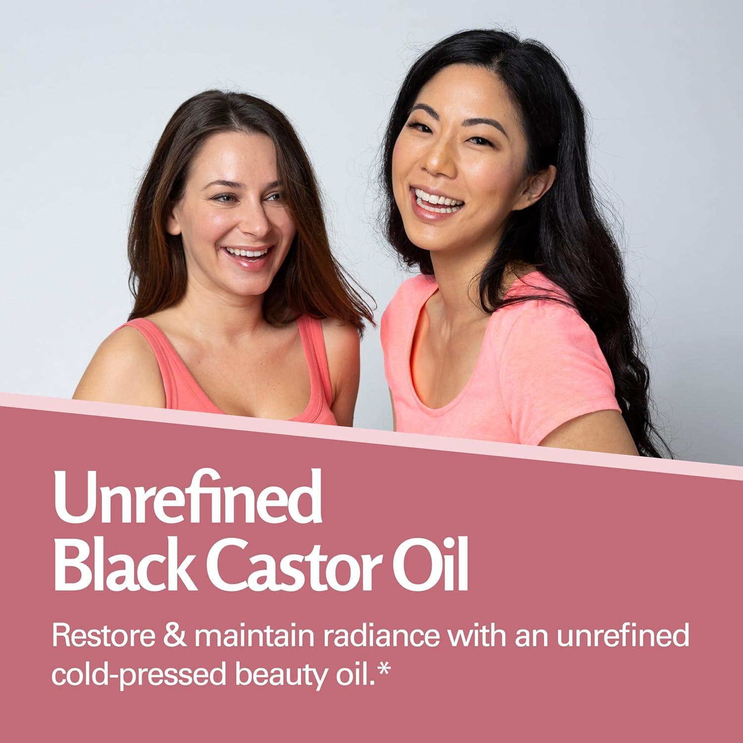 Aceite de Ricino Negro Orgánico M3 Naturals 118 ml para Cabello y Piel