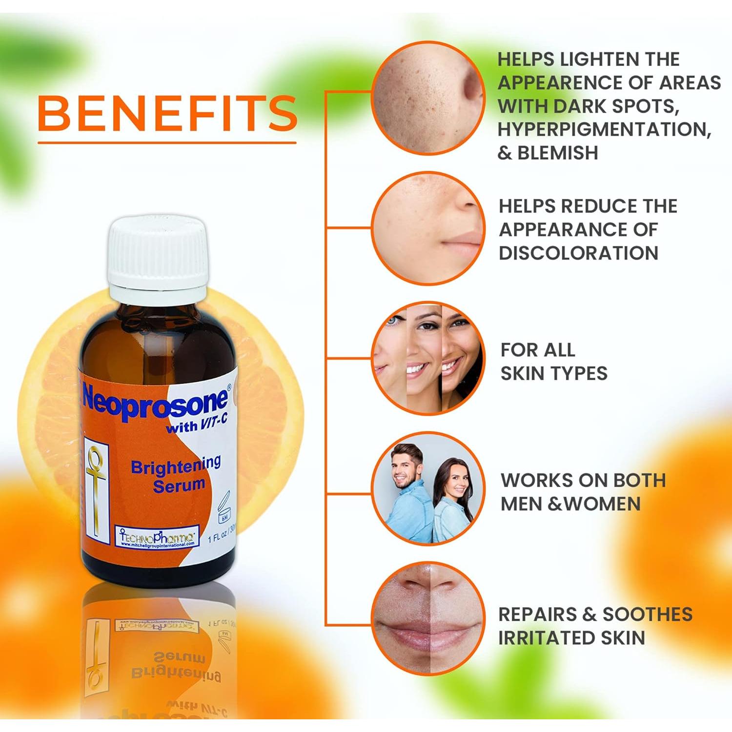 Suero de Vitamina C Neoprosone 30ml | Iluminador Antiarrugas