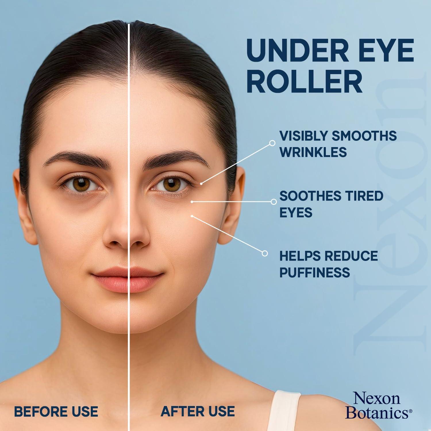 Aceite de Ricino Orgánico con Rodillo de Incienso 10 ml - Hidratante para Ojeras - Nexon Botanics