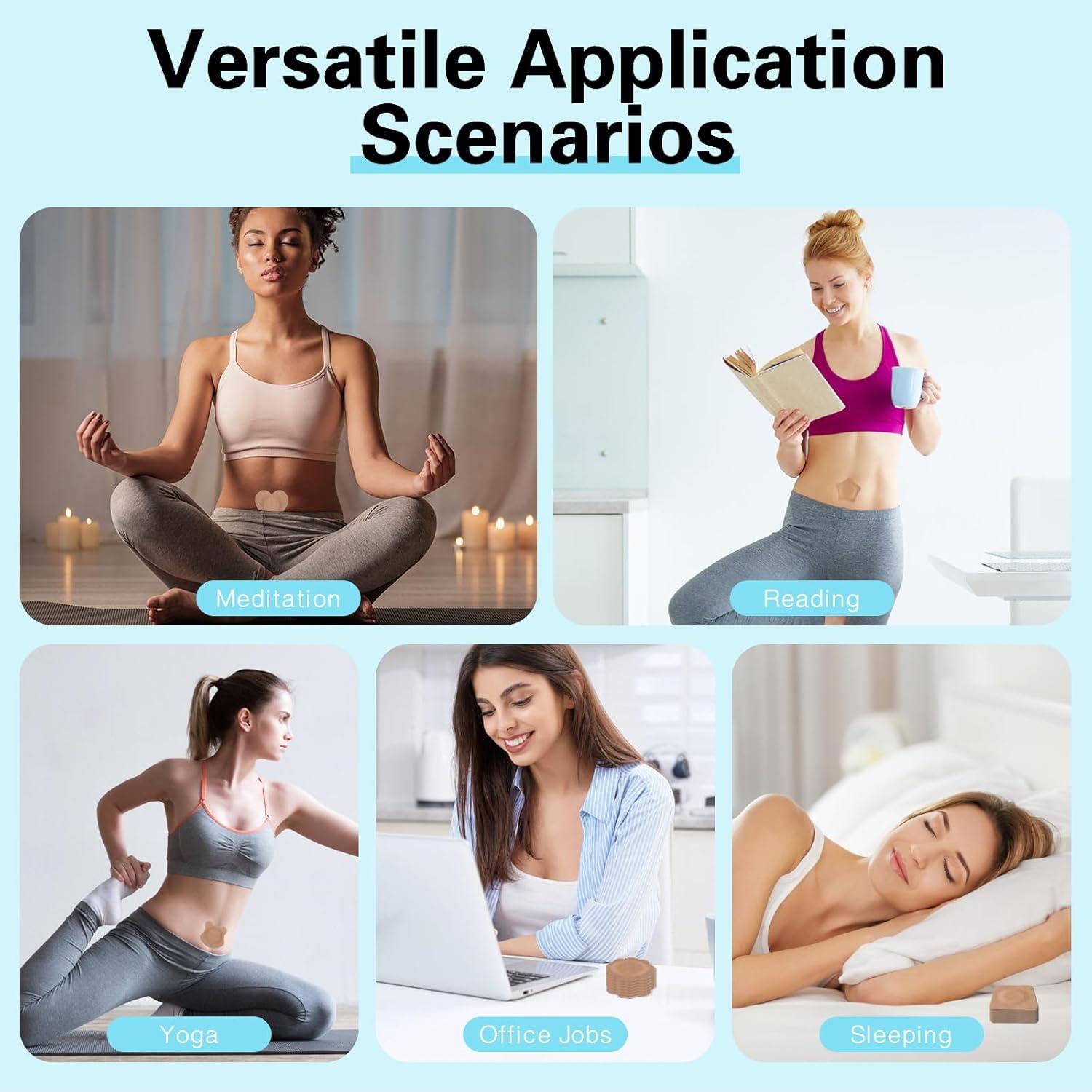 50 Parches Desechables de Aceite de Ricino JayruiMice - Flor Piel