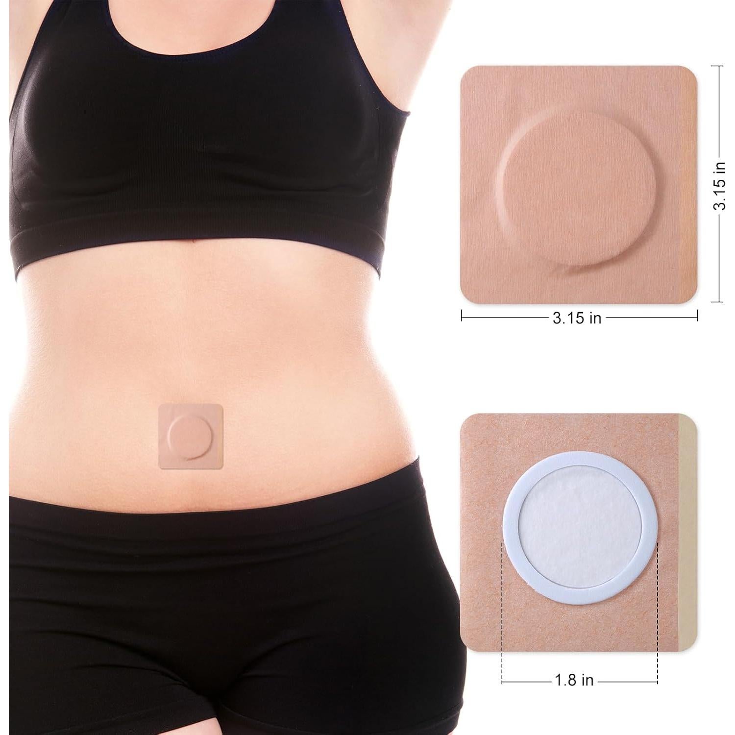 100 Parches de Aceite de Ricino Orgánico Zexrow - Hipoalergénicos