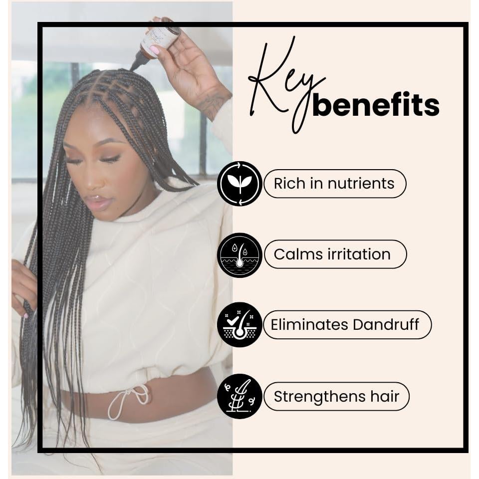 Aceite Estimulador del Crecimiento del Cabello Bask & Lather 59 ml