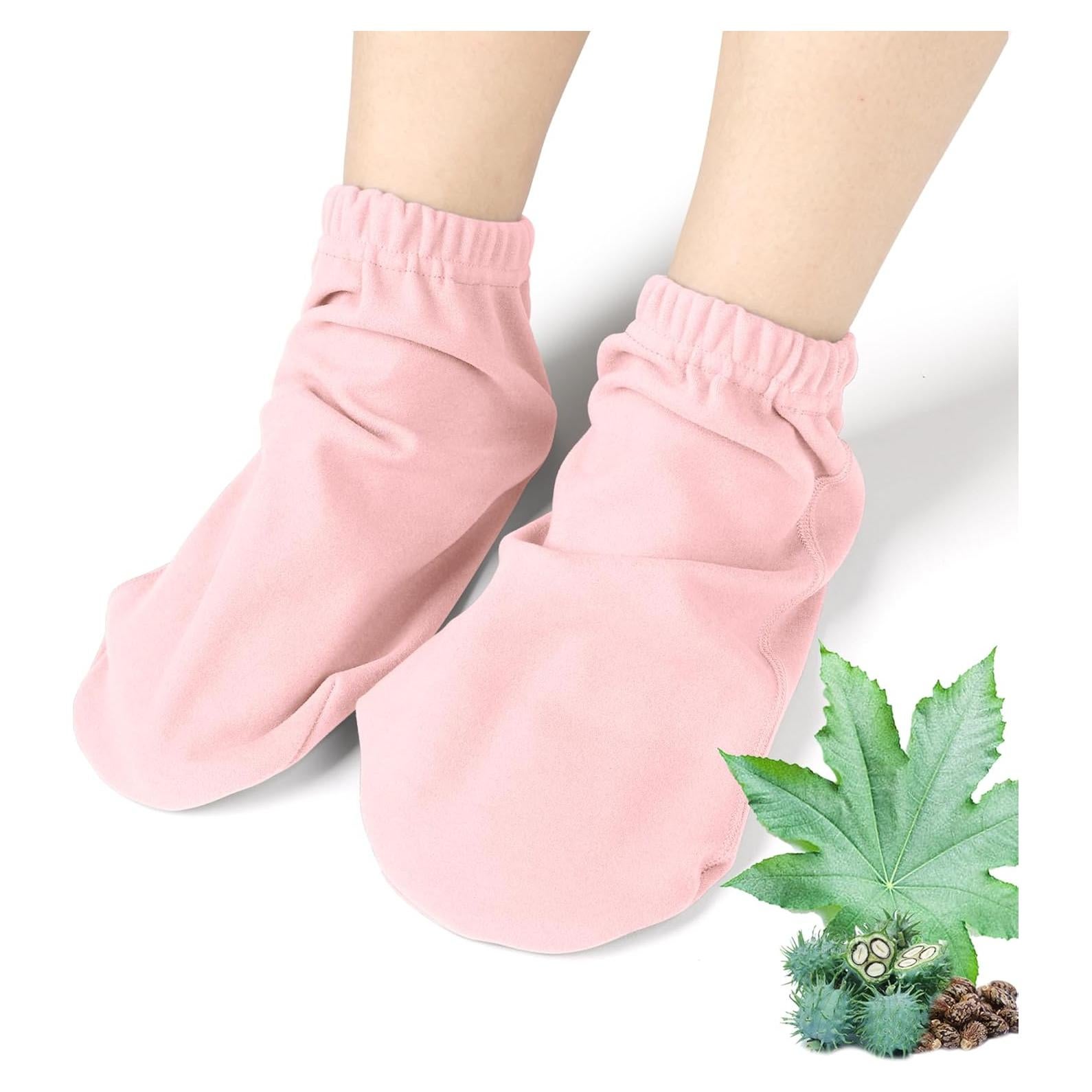 Calcetines de Aceite de Ricino Pedobi Rosa para Pies - Cuidado y Rehabilitación