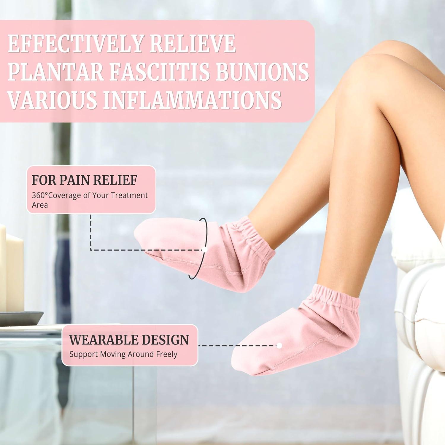 Calcetines de Aceite de Ricino Pedobi Rosa para Pies - Cuidado y Rehabilitación