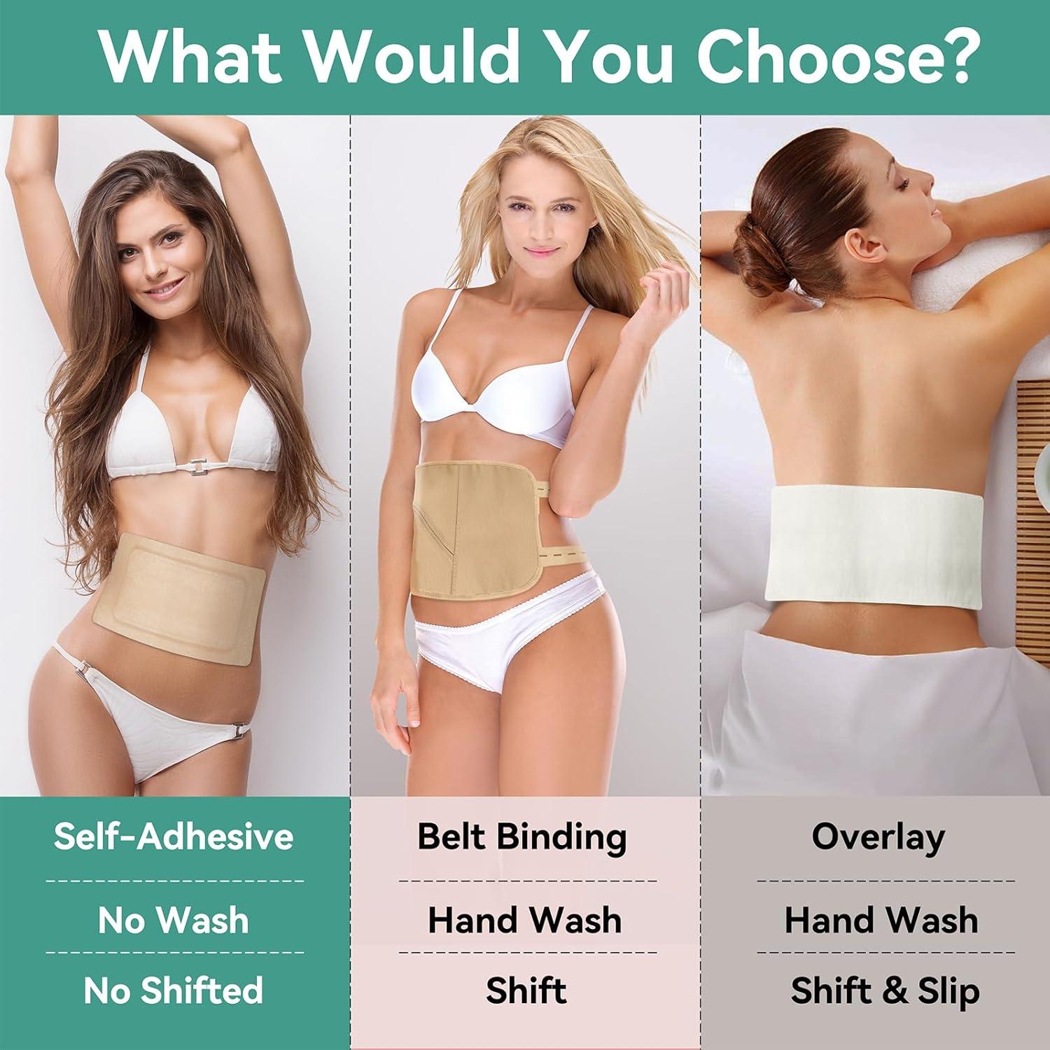 10 Parches de Aceite de Ricino Orgánico Taoscare 30x16cm