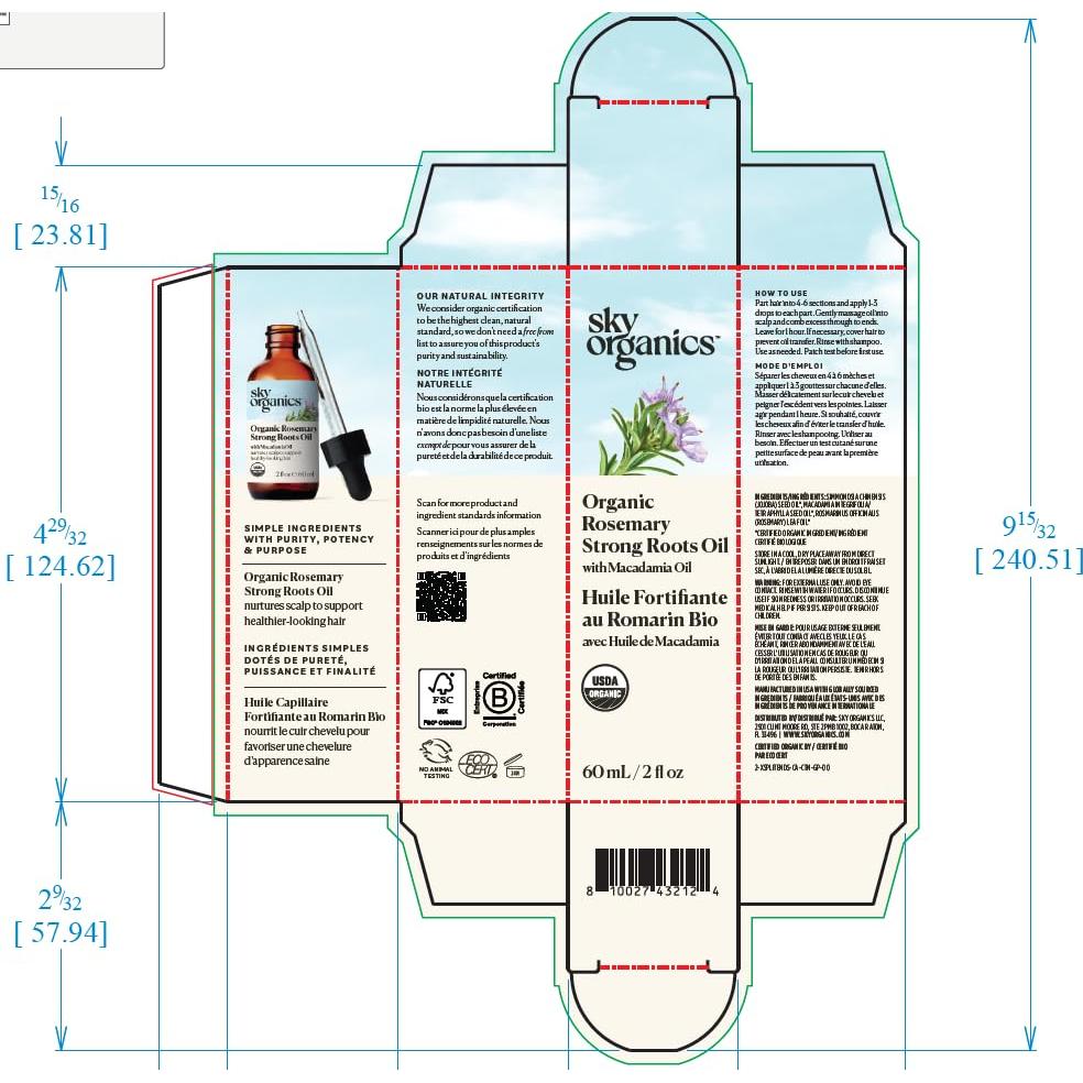 Aceite de Romero Orgánico Sky Organics 59 ml - Crecimiento Cabello