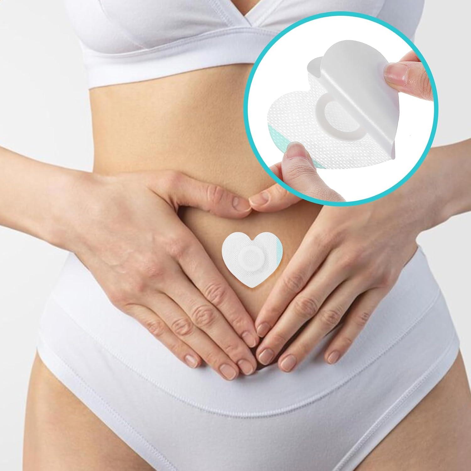 50 Parches de Aceite de Ricino Desechables Qianyu 7x7 cm