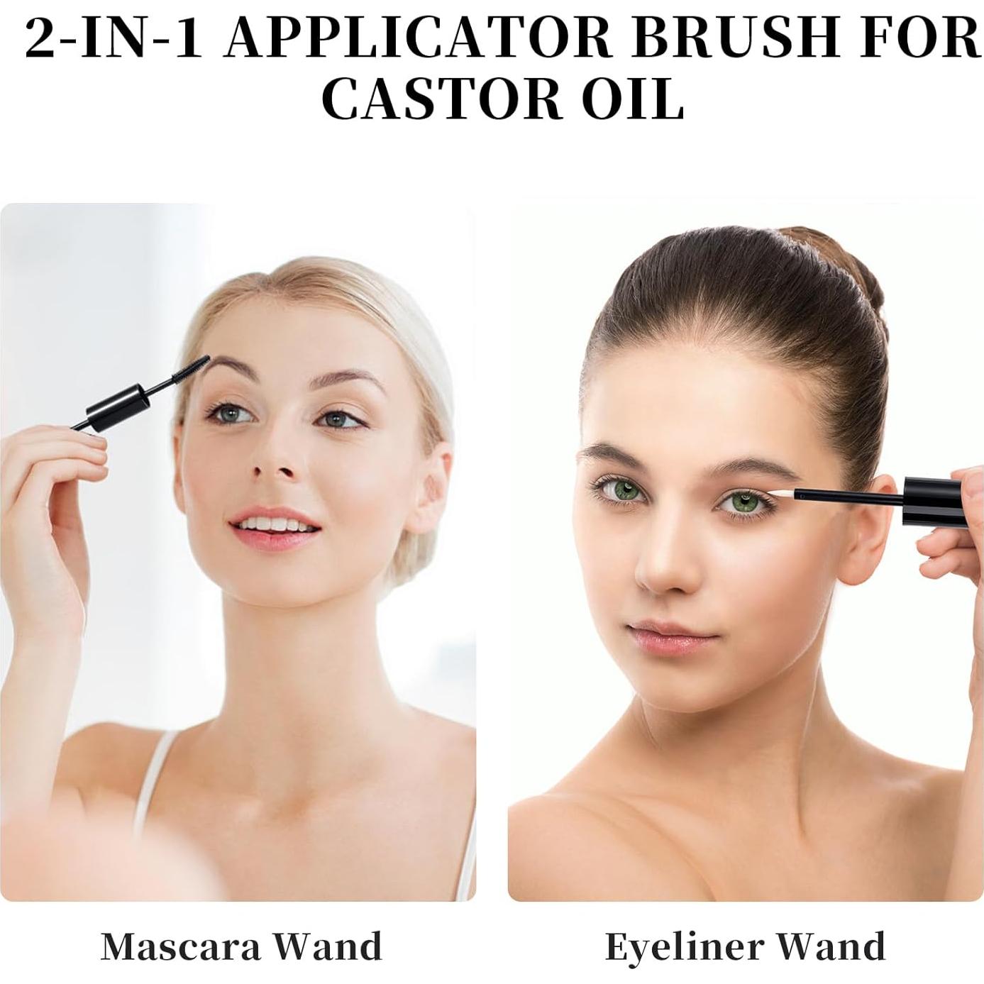 Kit 2 Tubos Vacíos para Pestañas Adortify con Cepillo y Embudos