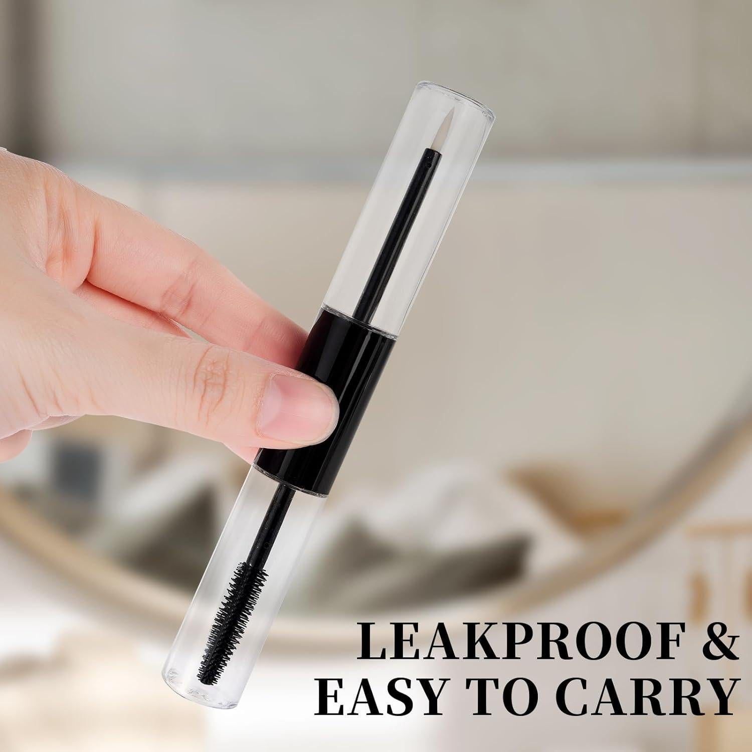 Kit 2 Tubos Vacíos para Pestañas Adortify con Cepillo y Embudos