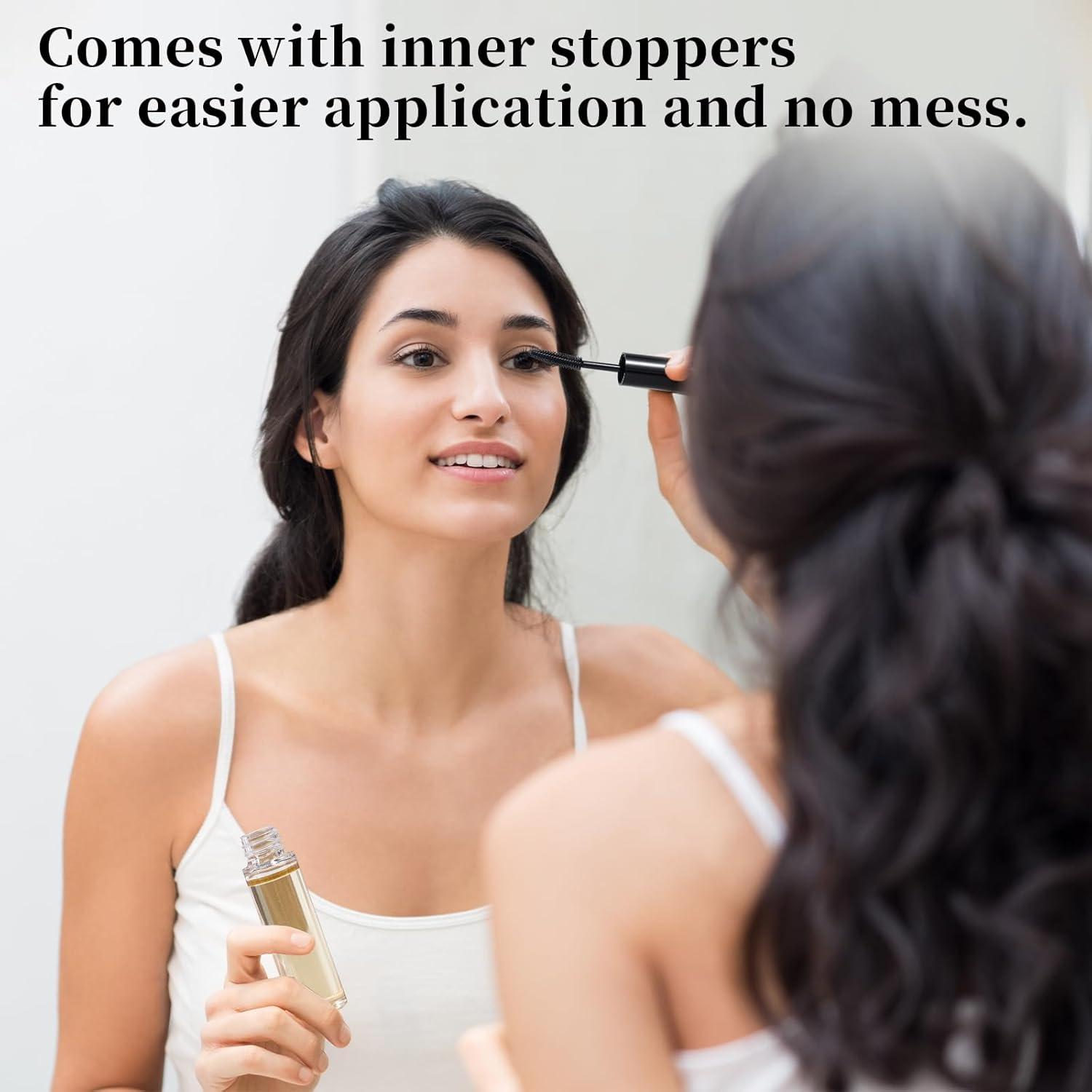 Kit 2 Tubos Vacíos para Pestañas Adortify con Cepillo y Embudos