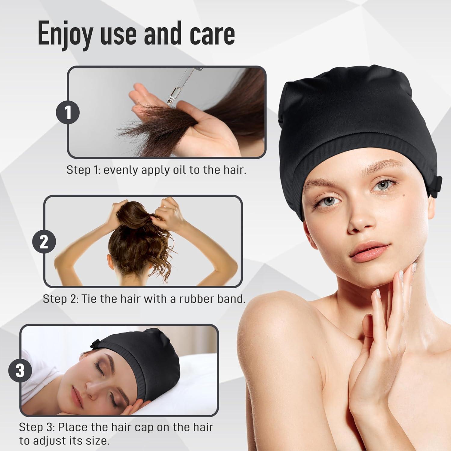 Gorro de Aceite de Ricino ZINGTERRA Impermeable para Cabello