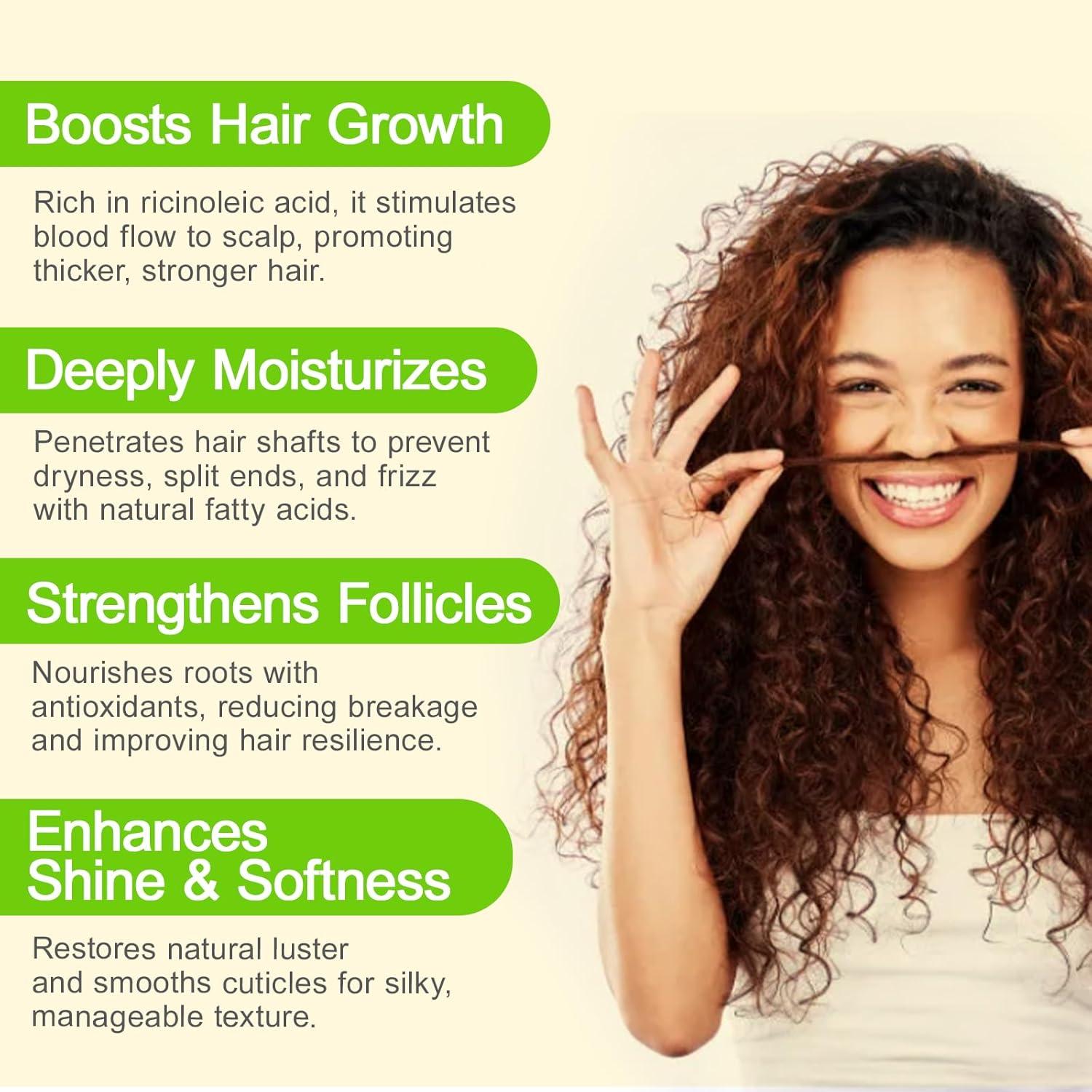 Aceite de Ricino Negro Jamaicano MMPANG 59ml Orgánico Prensado en Frío