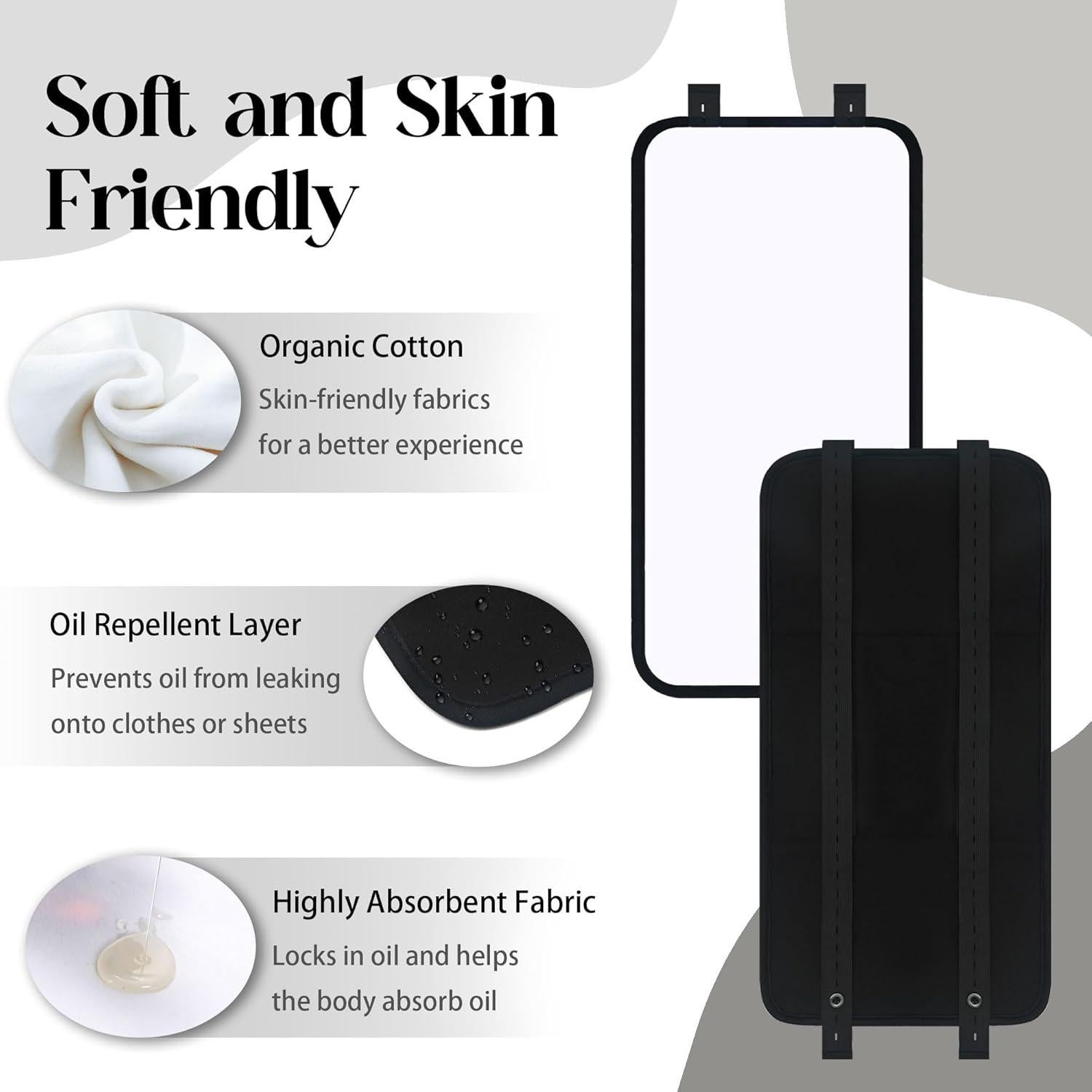 Kit de Envoltura de Aceite de Ricino Orgánico 9 Pcs Selferry