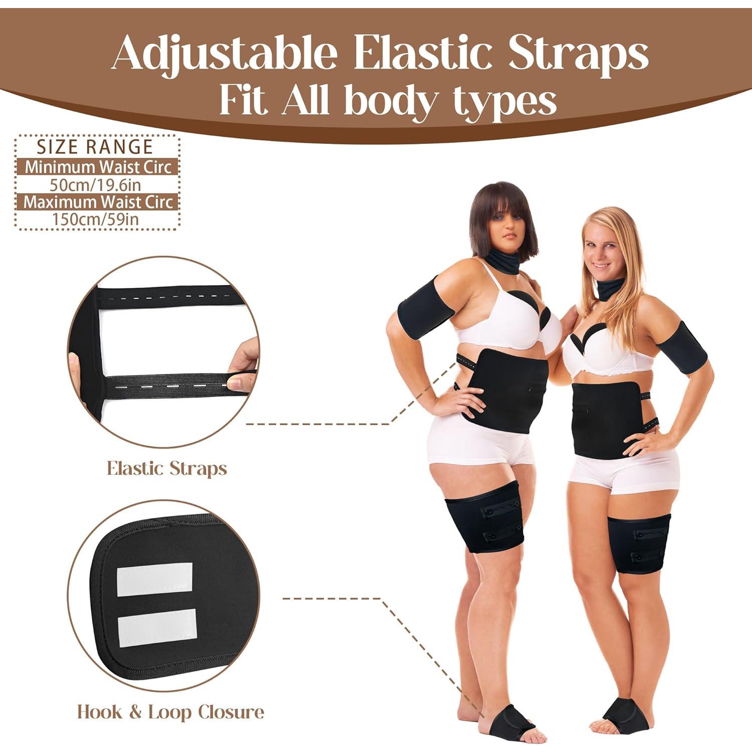 Kit de Envoltura de Aceite de Ricino Orgánico 9 Pcs Selferry