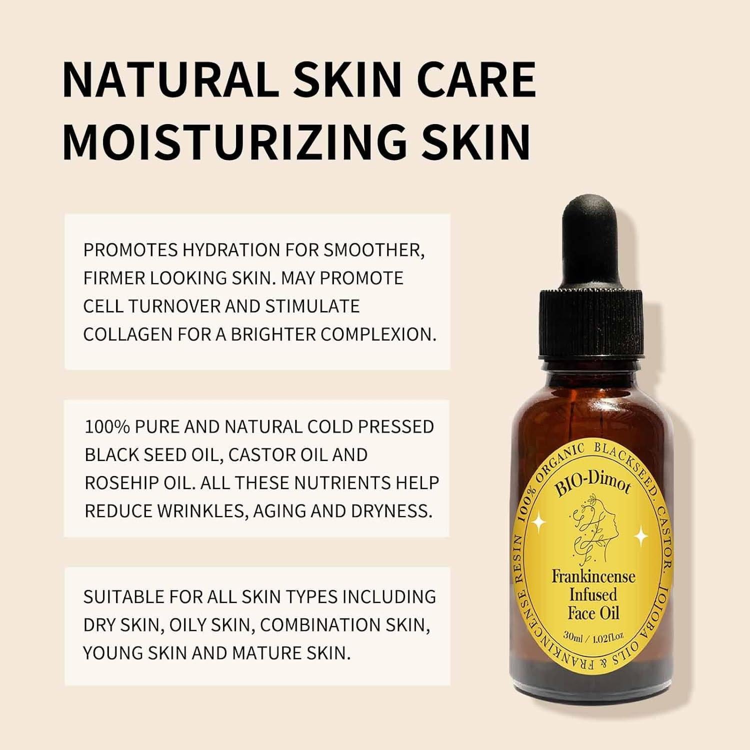 Aceite Facial Hidratante OUKPANE 91g - Antienvejecimiento Natural