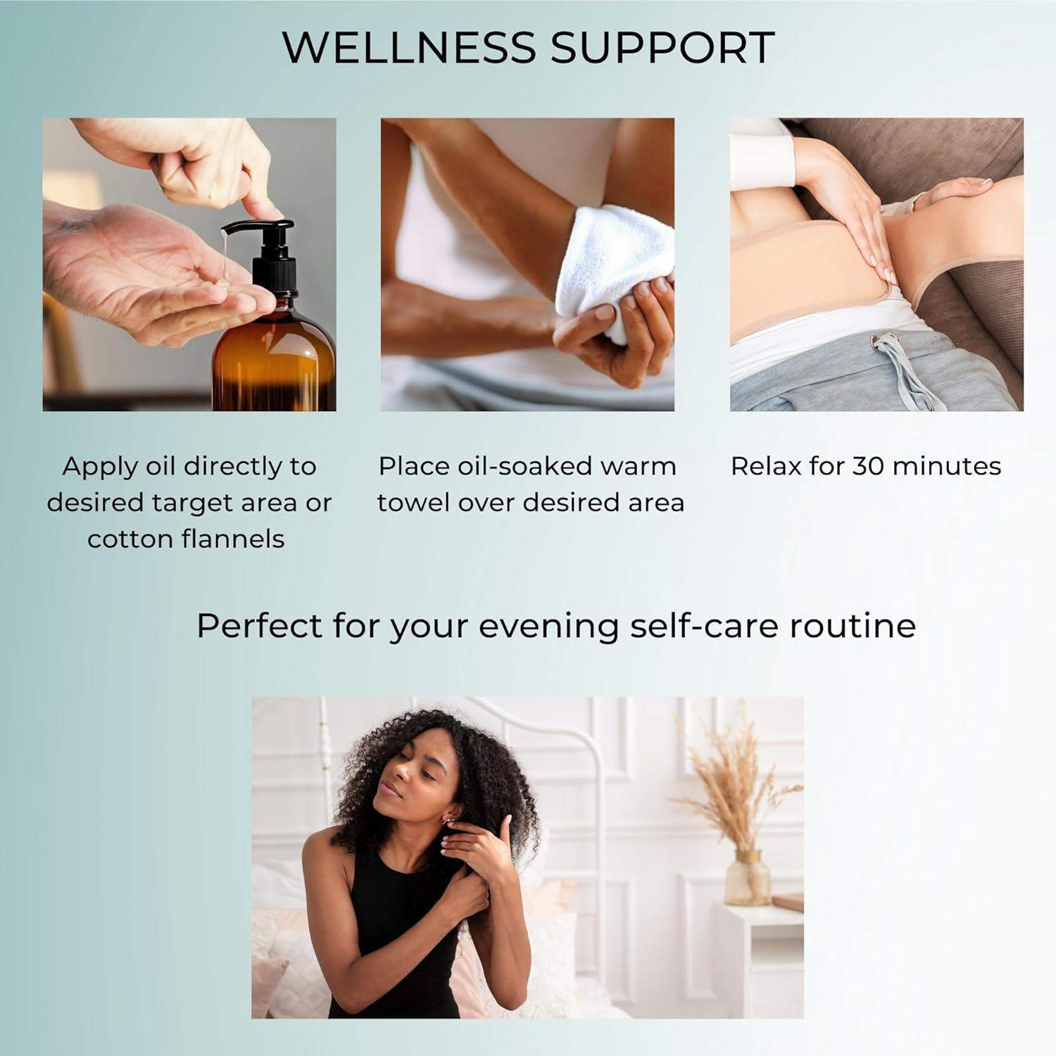 Aceite de Ricino Orgánico Niyavera 473ml Prensado en Frío Sin Refinar