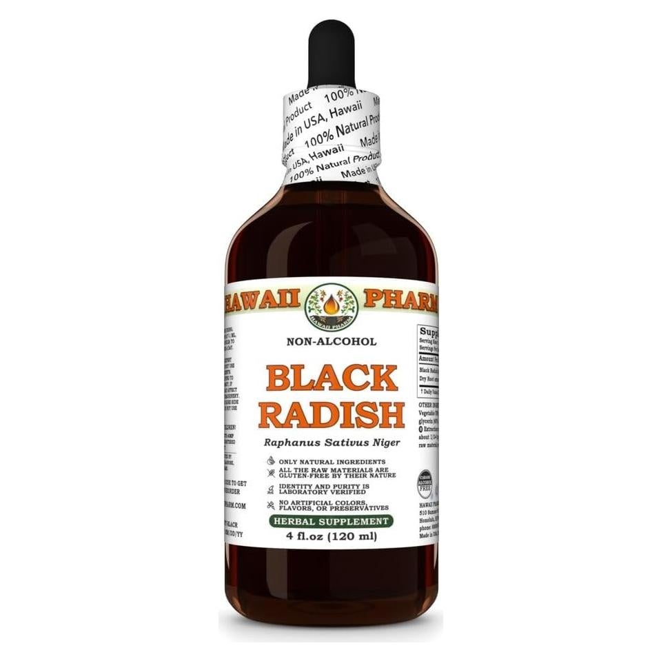 Extracto Líquido de Rábano Negro Hawaii Pharm 118 ml Natural