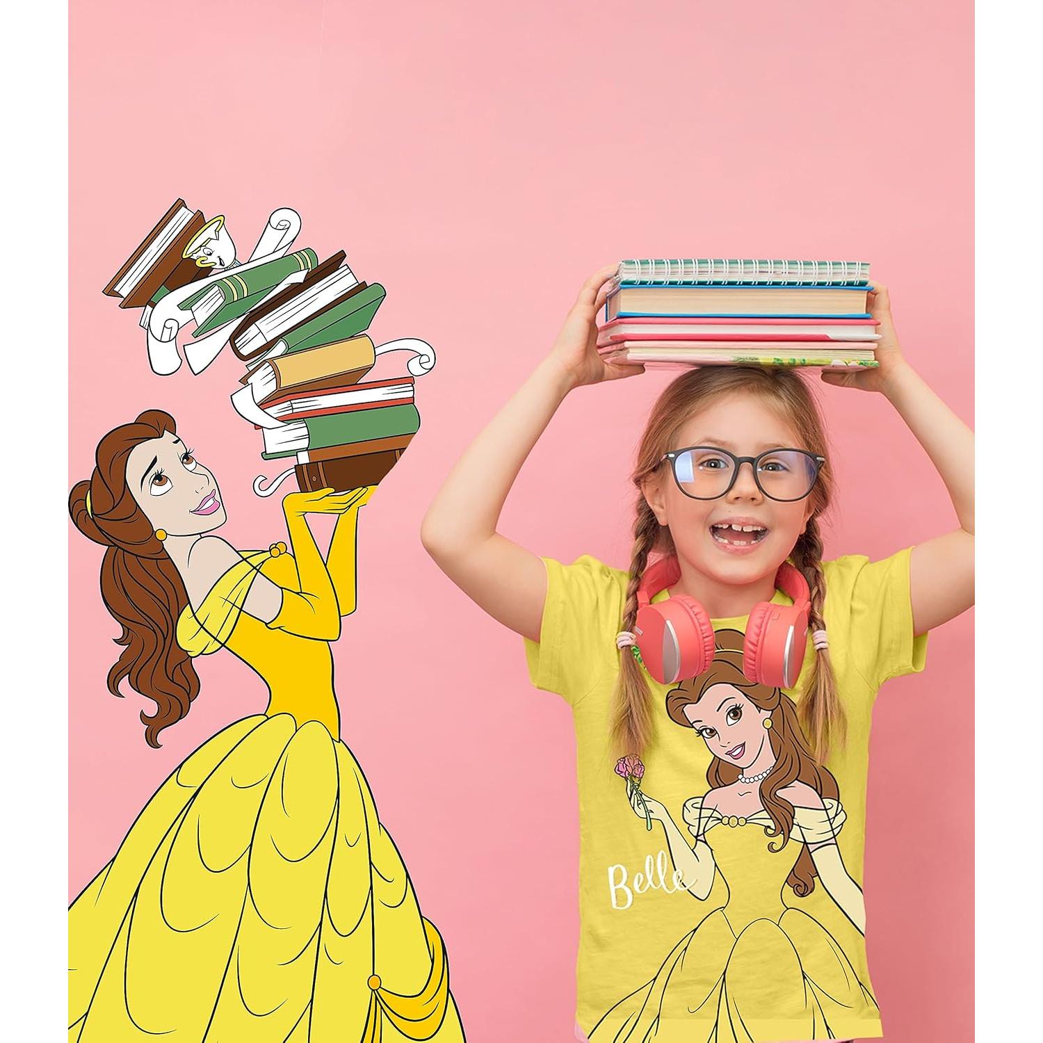 Camiseta Niñas Disney Princesas 3 Pack Algodón Brillante