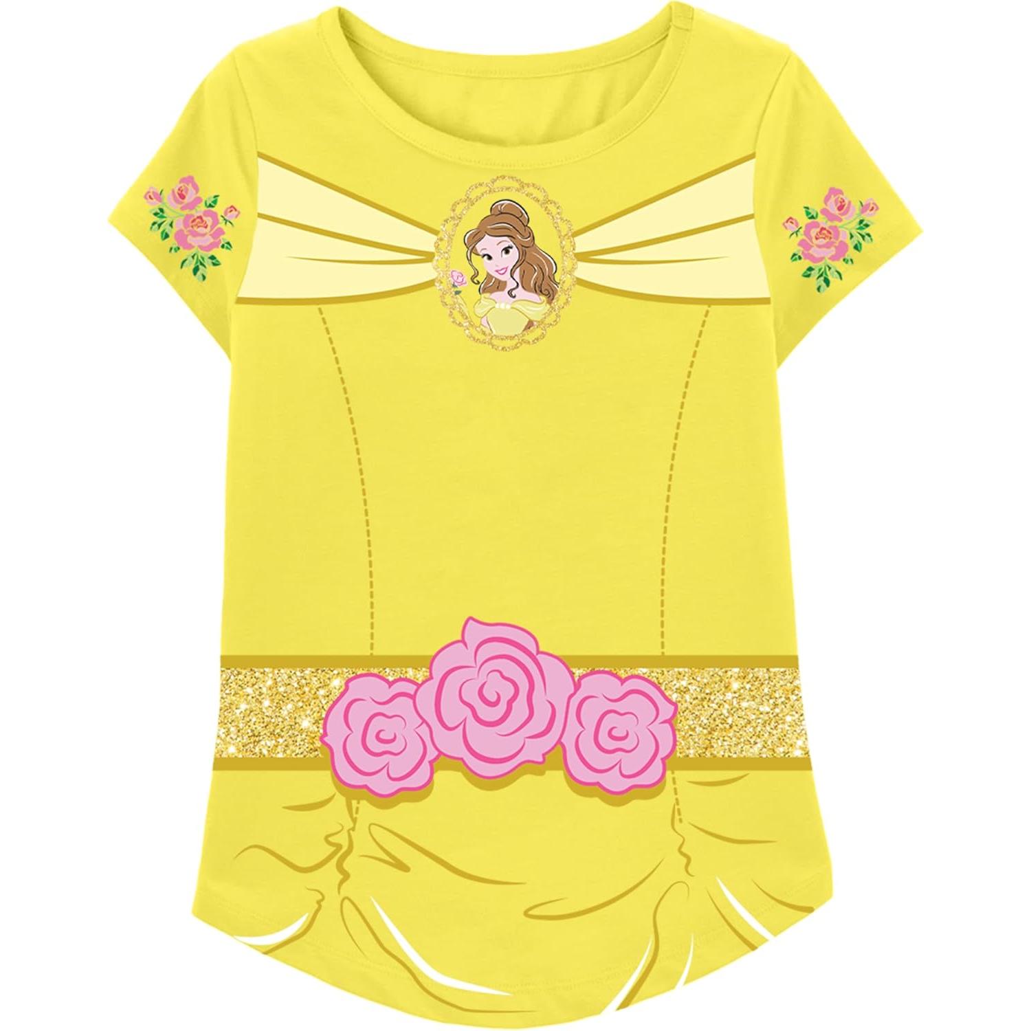 Camiseta Niñas Disney Princesas 3 Pack Algodón Brillante