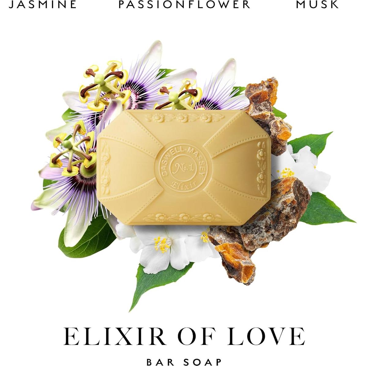 Jabón Natural Caswell-Massey Elixir de Amor 99.22g - Aroma Floral