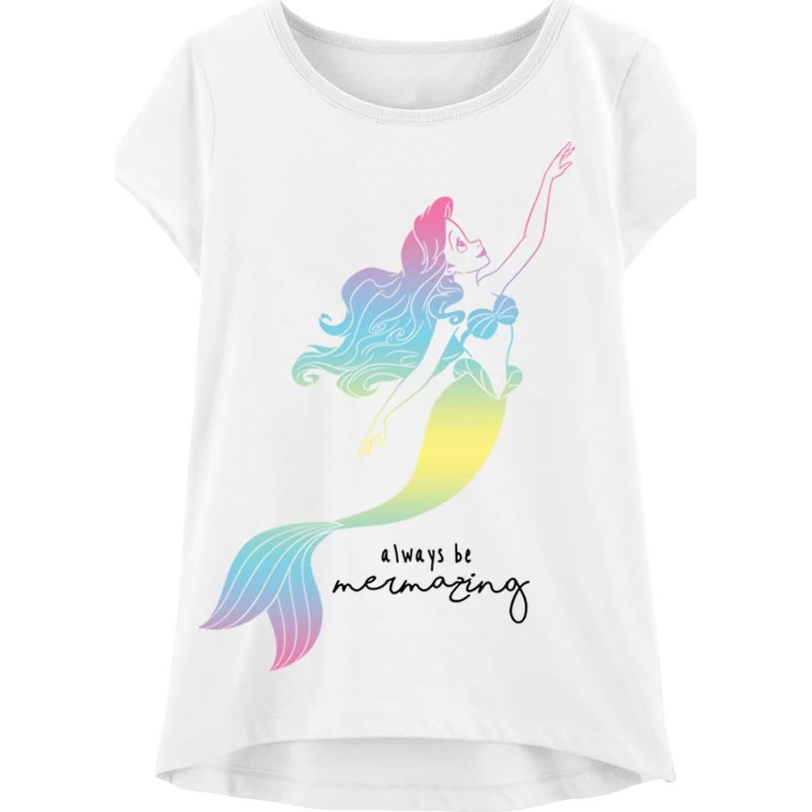 Camiseta Princesa Disney Niñas 3 Piezas Algodón Brillante