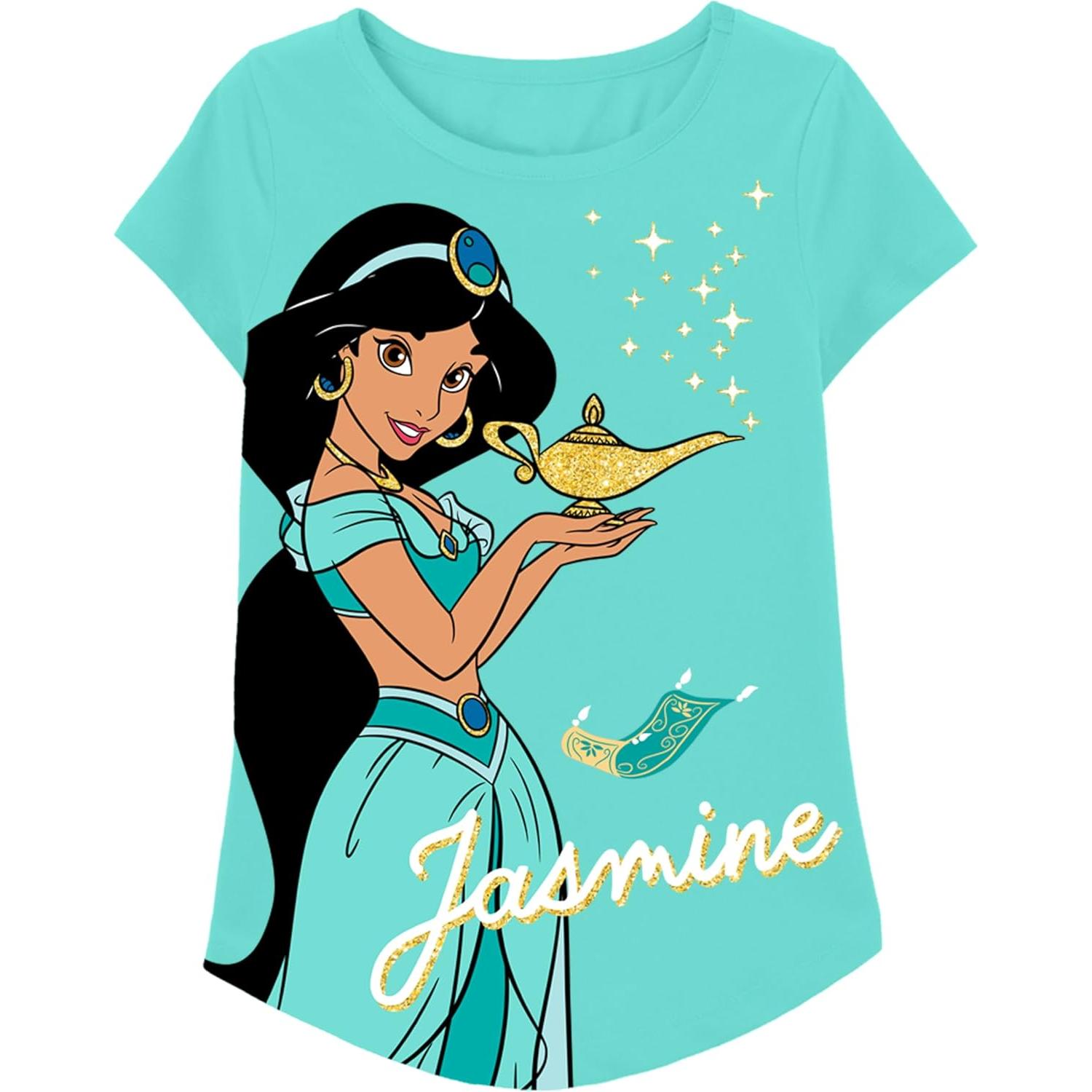 Camiseta Niñas Disney Princesas 3 Piezas Algodón Brillante