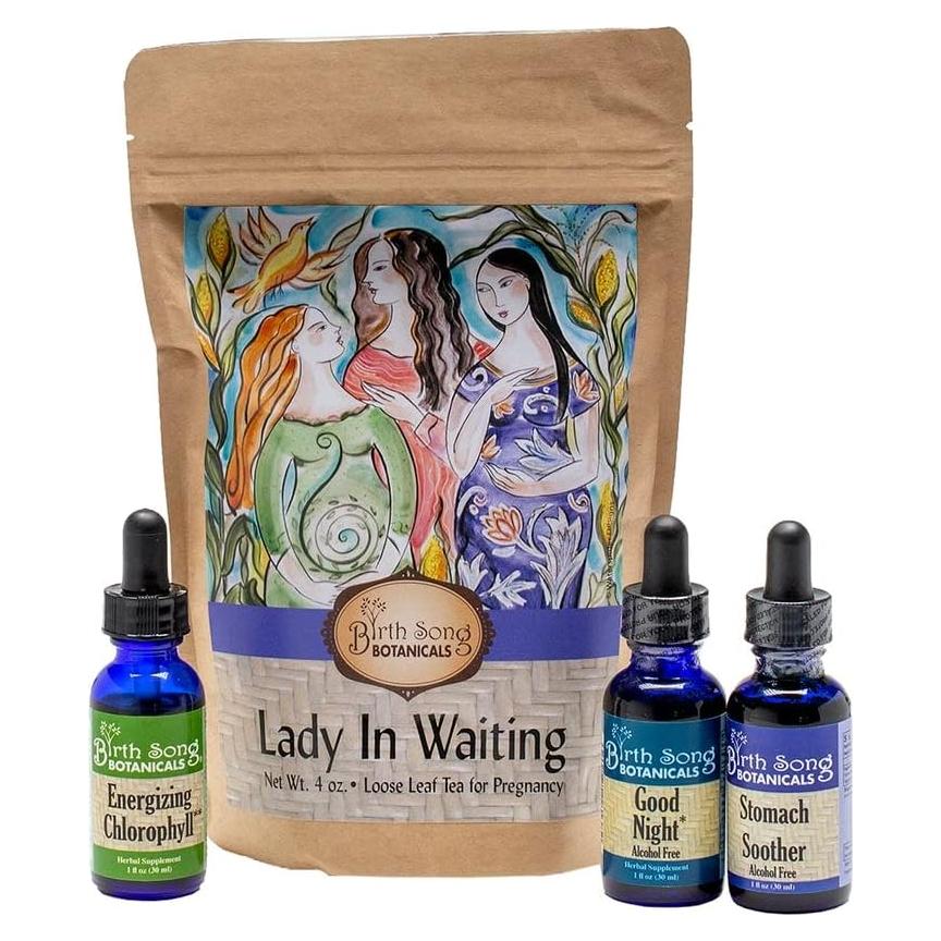 Juego de Regalo Herbal para Embarazo Birth Song Botanicals