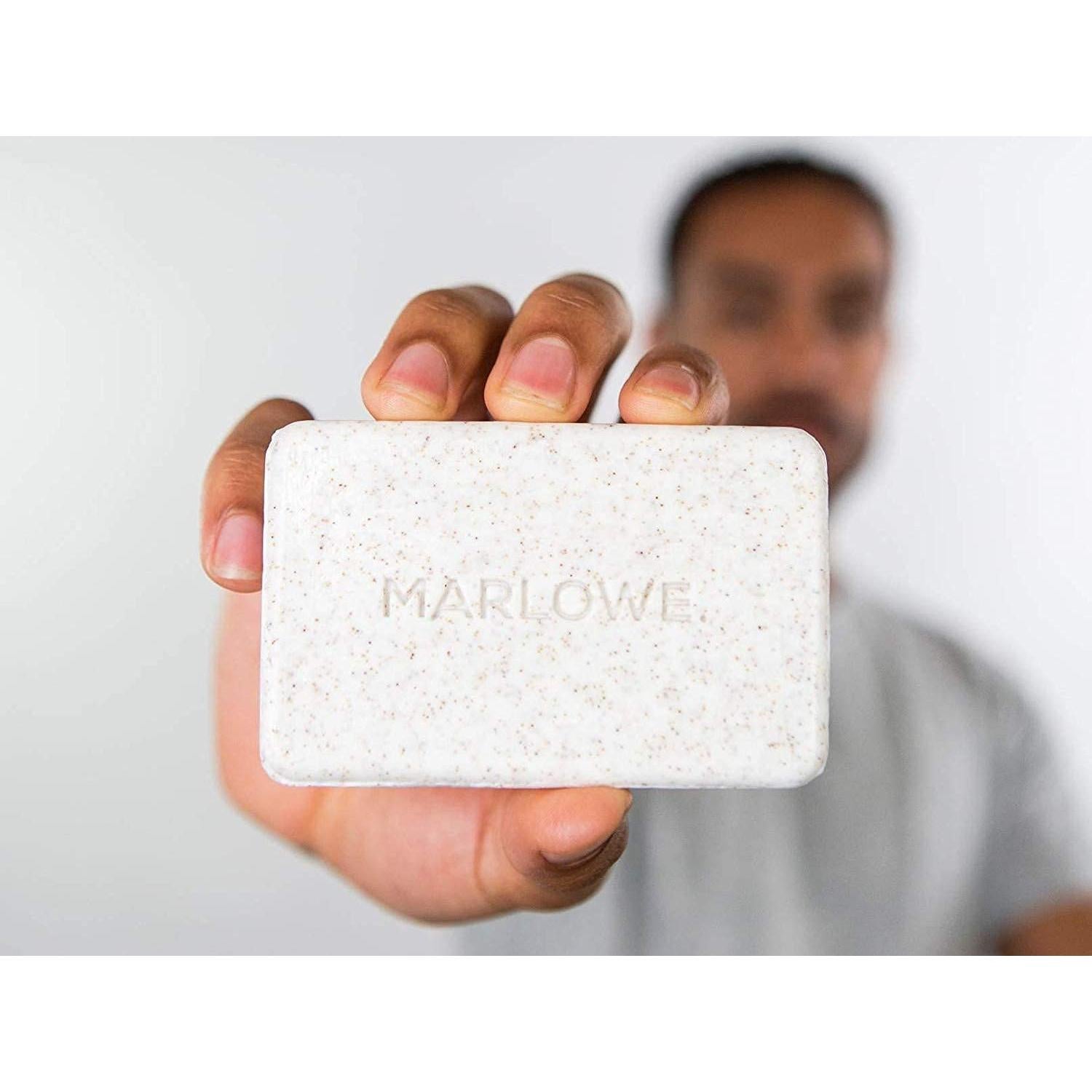 Jabón Exfoliante para Hombre Marlowe 198g - 3 Aromas Naturales