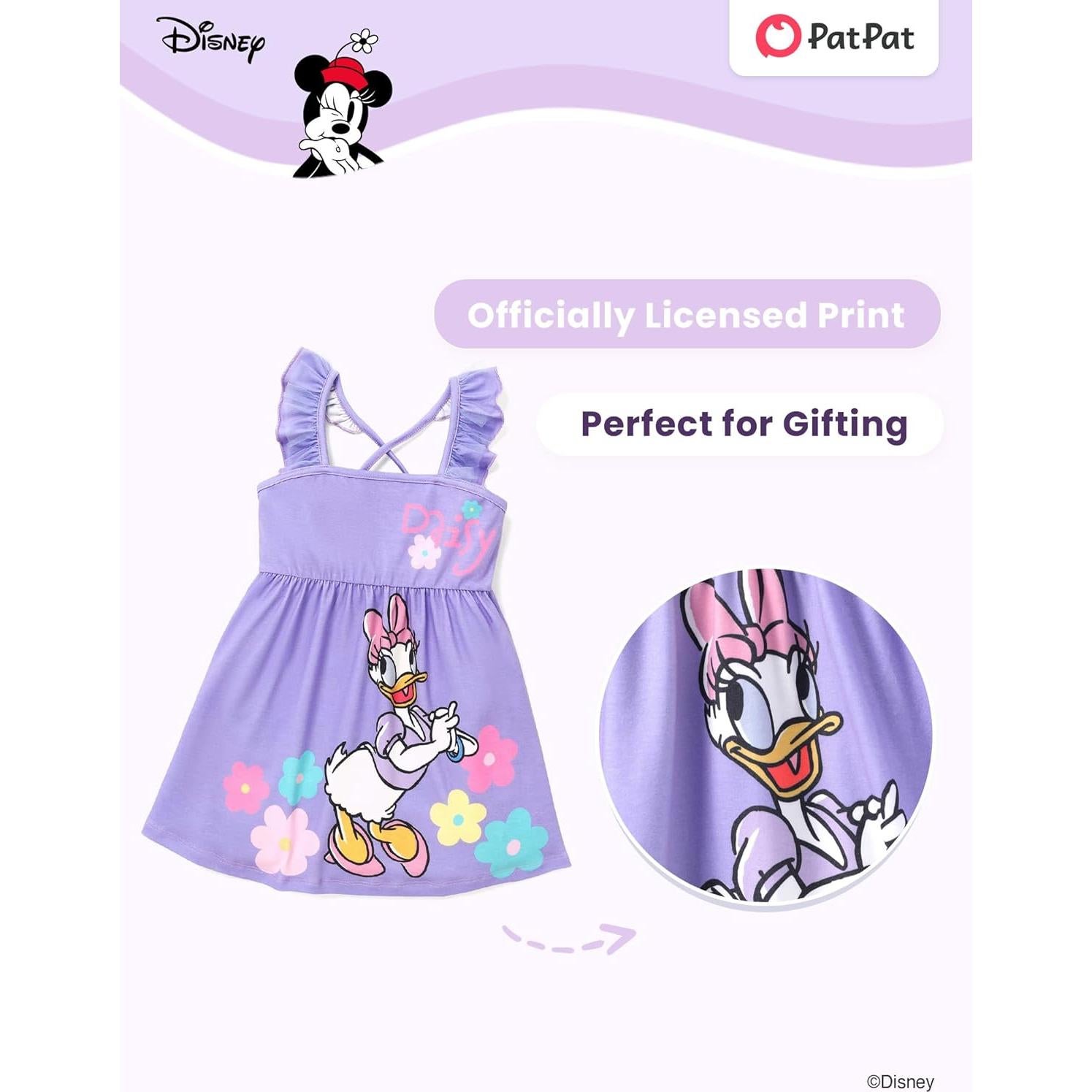 Vestido de Verano Disney Minnie Mouse para Niña 2-6 Años